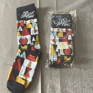 Tis Miller Time Christmas sock 2 pair